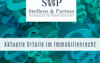 Aktuelle Urteile im Immobilienrecht